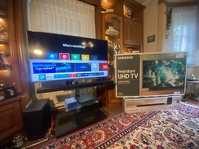 Kaufen Heimkino: Samsung UHD TV 55Zoll + Harman/Kardon 330W Soundbar • 999€