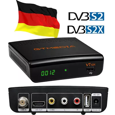 Kaufen GTMEDIA HD SAT TV Box Receiver DVB-S2/S2X Satelliten Youtube+USB Wifi HDMI PVR  • 14.99€