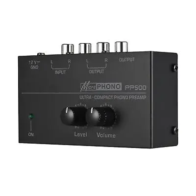 Kaufen PP500 Phono-Plattenspieler-Vorverstärker Mit 12-V-DC-Adapter Für • 22.28€