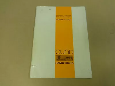 Kaufen Quad 33-303 Handleiding + Extra Documentatie & Info • 29.99€
