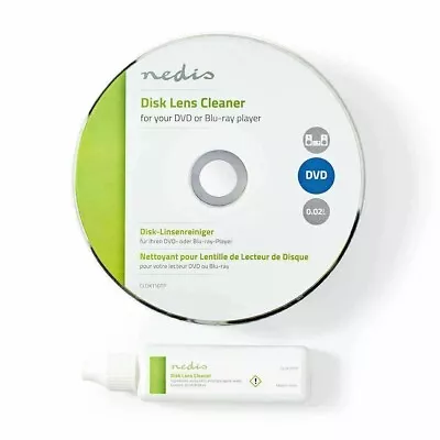 Kaufen LASER & LINSEN Reiniger  Reinigungs-DVD Mit Flüssigkeit Für DVD Player Systeme • 5.99€
