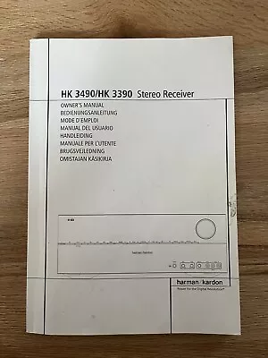 Kaufen Harman Kardon HK 3490 3390 Stereo Receiver Bedienungsanleitung Owners Manual Top • 10€