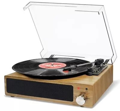 Kaufen Plattenspieler, FYDEE Vinyl Plattenspieler Bluetooth Schallplattenspieler N 1766 • 39.99€