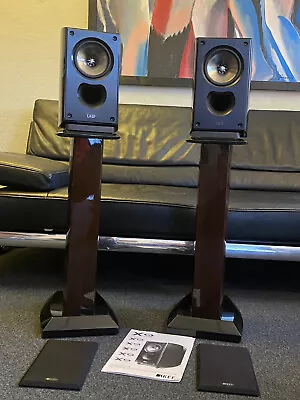 Kaufen KEF XQ 10 Regal Lautsprecher Boxen Kompakt Speaker In Klavierlack Mit Ständer • 795€