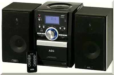 Kaufen D AEG 4432 Stereo Anlage CD MP3 Musik Player USB Slot Radio Kassettenfach Mängel • 24.95€