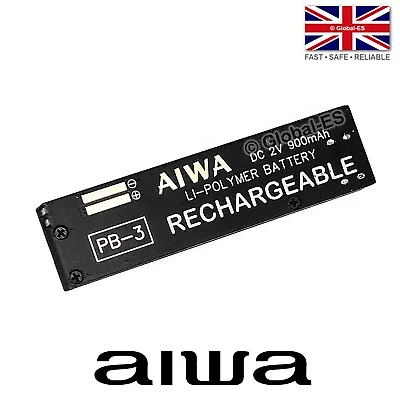 Kaufen AIWA PB-3 PB-4 PB-4S Kassettenabspielgerät Akku - 2 V 900mAh • 55.30€
