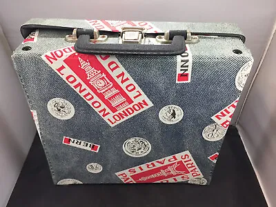 Kaufen Kassetten Koffer Magazin Aufbewahrung Paris London Tokyo New York Bonn Vintage • 7€