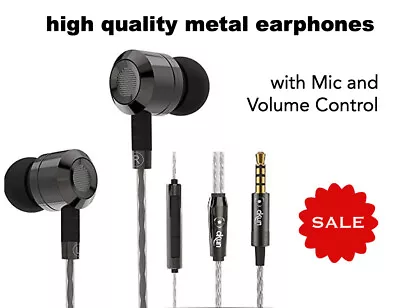 Kaufen Hochwertige Geräuschdämmende Ohrhörer Mit Mikrofon Und Lautstärkeregelung SCHWARZ GRAU  • 4.72€