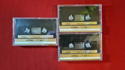 Kaufen Audiokassetten ►TDK SA 90 Gold ◄ Tapedeck Music Cassette 3 Stück! USA. Sehr Gut. • 7.50€