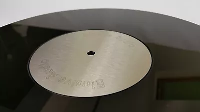 Kaufen Elusive Audio AcrySS Acryl Plattenspieler Platte Matte - Glänzend Schwarz/5 Mm/285 Mm OD • 55.91€