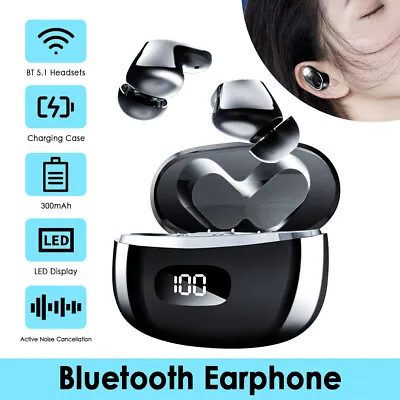 Kaufen TWS Kopfhörer Bluetooth 5.1 In-Ear Ohrhörer ANC Touch Control Wireless Headset • 14.69€