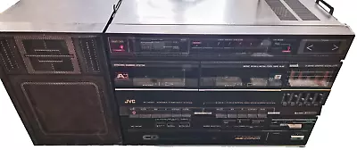 Kaufen JVC PC-R320G + Vintage GHETTOBLASTER Boombox Radio Equalizer CD • 89€