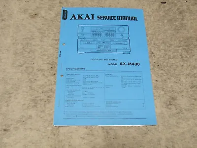 Kaufen Schaltplan Service Manual Für AKAI AX-M400 Midi System Stereoanlage • 1€