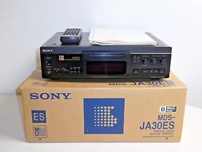 Kaufen Sony MDS-JA30ES High-End Mini-Disc Recorder In OVP, FB&BDA, 2 Jahre Garantie • 1,299.99€