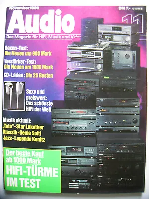 Kaufen Audio 11/89 NAD 3100, Onkyo A-8670, Pioneer A-757, Grundig V 8400, Stax DAC-X 1t • 11€
