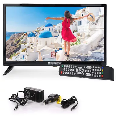 Kaufen Wohnmobil Camping Fernseher LED TV 19 Zoll LCD DVB S S2 T2 C USB 12 V 230 Volt • 159€