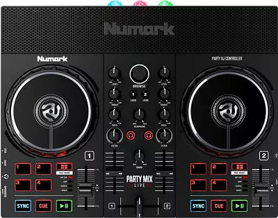 Kaufen Numark Party Mix Live - Einsteiger DJ-Controlle - LED Lichtshow - Serato DJ Lite • 144€