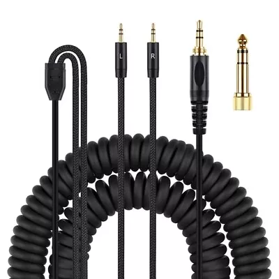 Kaufen 3.5mm Spring Cable Headset For  AH-D7100 7200 D600 D9200 5200 Headphon • 16.90€
