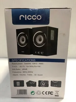 Kaufen Richo T20i8bt Zwei Lautsprecher Brandneu Verpackt • 45.55€