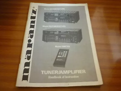 Kaufen Marantz Rx173av & Rx273av Tuner VerstÄrker Besitzerhandbuch Vintage Hi-fi • 13.90€