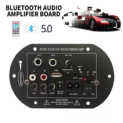 Kaufen Bluetooth 5.0 Verstärker Board Audio Power Amplifier Auto HiFi Stereo Verstärker • 11.89€