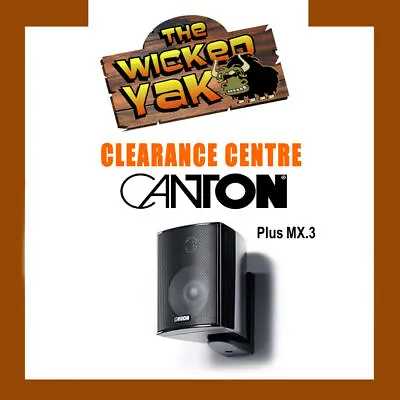 Kaufen CANTON PLUS MX.3 70 Watt Universal-Minilautsprecher SCHWARZ KOSTENLOSER... • 91.43€