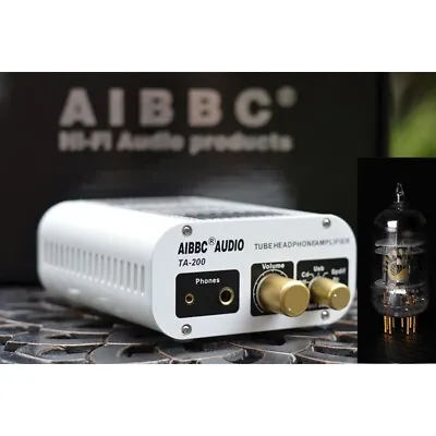 Kaufen AIBBC Audio TA-200 Tube Headphone Amplifier USB DAC Decoder Bluetooth W/ Tube • 284.14€