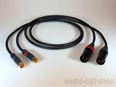 Kaufen Mogami 2549 Neglex Cinch Auf XLR Male Adapter-Kabel Für Profis Neutrik Stecker • 64.86€