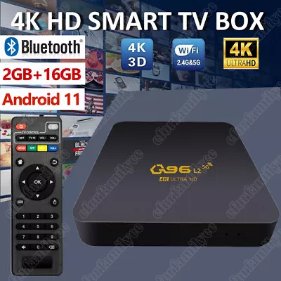 Kaufen 2023 Neu TV Box Android 11.0 4G 16GB 8K Android TV Box H.265 Smart TV Box BT4.0 • 31.99€