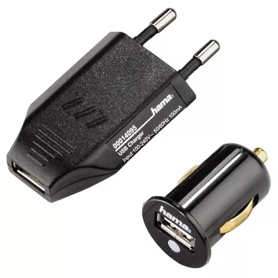 Kaufen Hama Lade-Set Piccolino USB Ladegerät + Kfz-Lader Adapter Für MP3 Player IPod • 10.90€