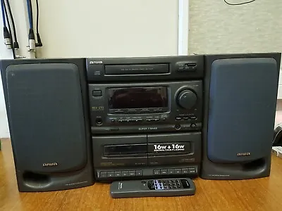 Kaufen AIWA  Stereoanlage NSX-270 Cd-Spieler Kassetten-teil Radio.s:Fotos! KARAOKE! • 40€