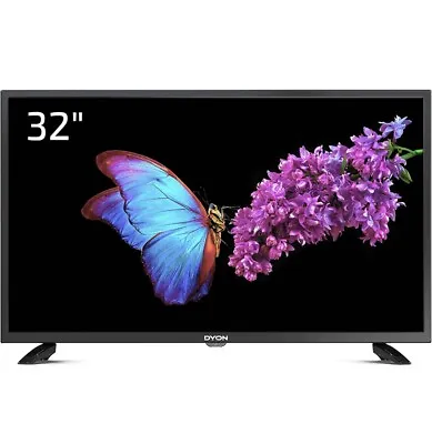 Kaufen DYON 32 Zoll LED TV Fernseher 81cm Triple Tuner DVB-C/S2/T2 Receiver HD 720P NEU • 129.99€