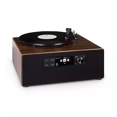 Kaufen Schallplattenspieler Mit Lautsprecher Bluetooth 33/45/78 Plattenspieler Braun • 116.99€