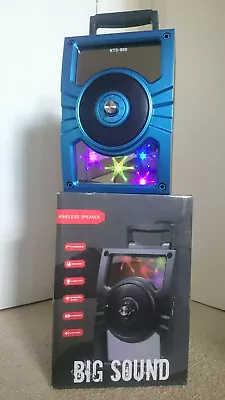 Kaufen KABELLOSE LAUTSPRECHER PARTY BOX Karaoke Bluetooth Radio USB LED SPEAKER Boombox • 29.99€