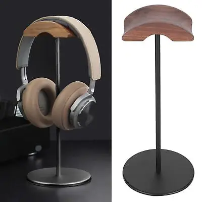 Kaufen Kopfhörer Halter Headset Halterung Aufhänger Ständer Walnuss Kopfhörerständer • 21.99€