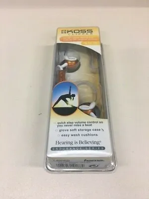 Kaufen Koss Clipper Clip-On Stereo Kopfhörer Orange,  Lautstärkeregler Und Tasche,  OVP • 9.99€
