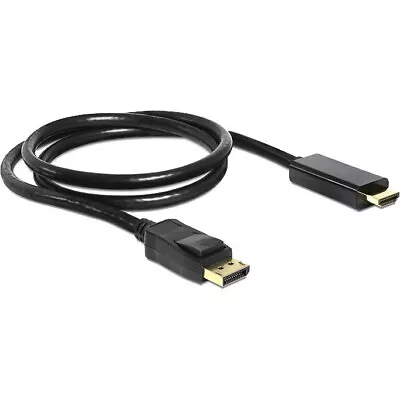 Kaufen DisplayPort   HDMI (ST-ST) 2m Black 77492-2 (4017538064561) • 15.20€