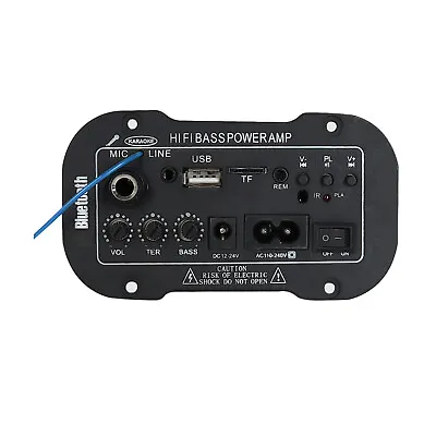 Kaufen 220V Universal Hi Fi Bass Leistungsverstärker AMP Board TF/USB Player Subwoofer • 19.29€
