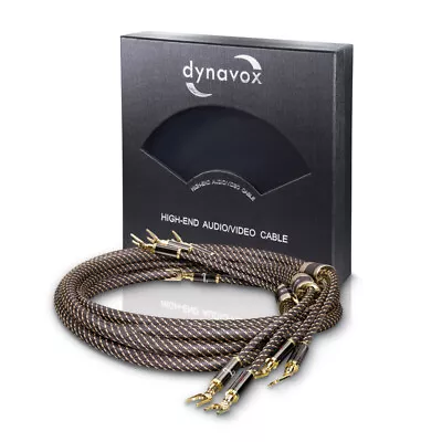 Kaufen Dynavox Black Line LS-Kabel, High-End Lautsprecherkabel 2 X 3,0 M • 170€