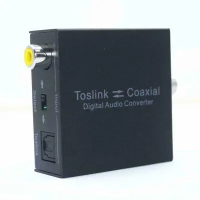 Kaufen Coax Koaxial Sich Optisch 2-Way Toslink Spdif Digital Audio Wandler Adapter S150 • 49.90€
