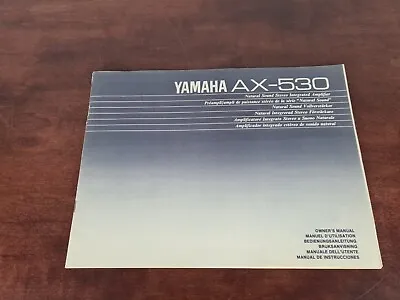 Kaufen Yamaha AX-530 Bedienungsanleitung Operations Manual • 5.90€