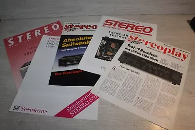 Kaufen STEREOPLAY SONDER DRUCK TEST 5 STÜCK Von 1987-1992 • 9.90€