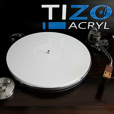Kaufen Plattentellerauflage Acryl PLEXIGLAS® 3mm ø300mm Weiß Glänzend | Turntable Mat • 41€