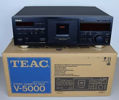 Kaufen Teac V-5000 Kassettendeck Tape Dolby B, C Mpx  Rar Top Zustand Ovp • 749€