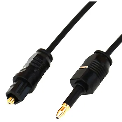 Kaufen 1.96Ft Toslink Male To Mini Plug 3.5mm Male Digital Optical SPDIF Audio Cabl_WR • 3.37€