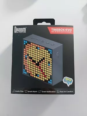 Kaufen Divoom Timebox-Evo Pixel Art Tragbarer Bluetooth Lautsprecher, Programmierbar  • 47€