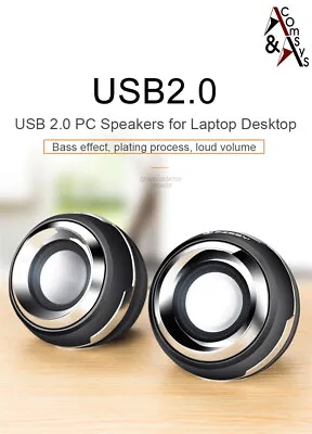 Kaufen Stereo Lautsprecher 600W Soundbox Muskibox Für PC Notebook ComSys USB Schwarz Q5 • 9.49€