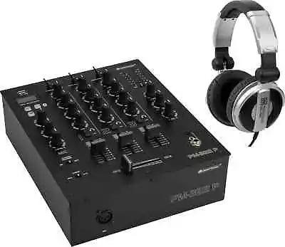 Kaufen Omnitronic PM-322P DJ Mixer Mit Bluetooth & MP3-Player Set 3-Kanal XLR Kopfhörer • 213€