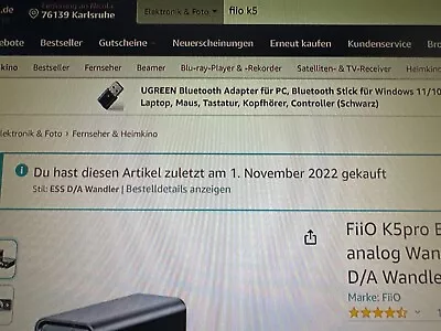 Kaufen Fiio K5pro ESS DAC Desktop Kopfhörerverstärker • 130€