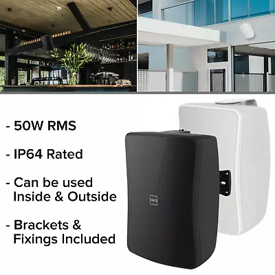 Kaufen Inter-M 50W WallMount Music Speaker For Bar/Restaurant - Indoor & Outdoor Design • 85.33€